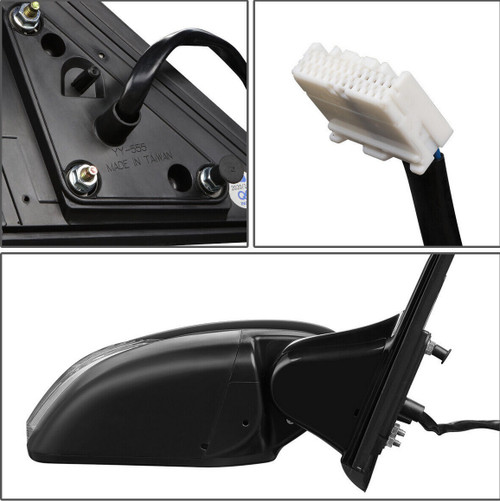 DOOR MIRROR RH POWER TEXTURED  REPLACEMENT FOR NISSAN ARMADA 2019 PARTSLINK NUMBER NI1321292