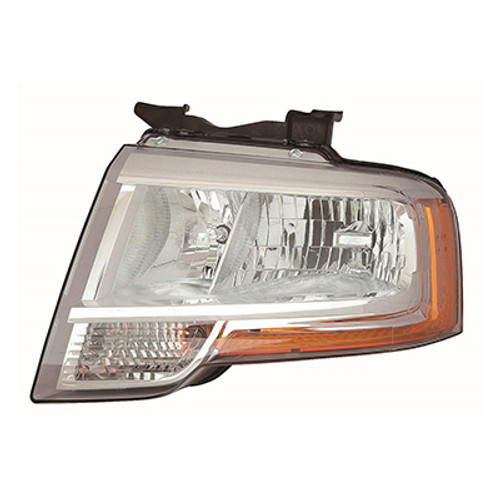 HEAD LAMP LH W/O PROJECTOR/COMPLEX REFLECTOR BLACKOUT HQ REPLACEMENT FOR FORD EXPEDITION 2015 PARTSLINK NUMBER FO2502346 HEAD LAMP LH W/O PROJECTOR/COMPLEX REFLECTOR BLACKOUT HQ REPLACEMENT FOR FORD EXPEDITION 2015 PARTSLINK NUMBER FO2502346