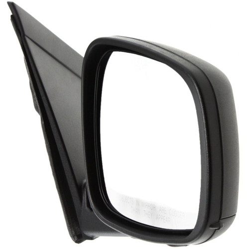 DOOR MIRROR RH POWER HTD TEXTURED WITH BLACK 10 HOLE/5 PIN CONNECTOR REPLACEMENT FOR DODGE CARAVAN 2008 PARTSLINK NUMBER  CH1321291