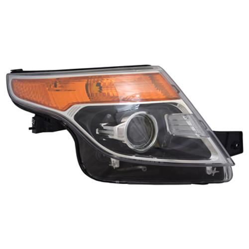 HEAD LAMP RH W/HID HQ  REPLACEMENT FOR FORD EXPLORER 2015 PARTSLINK NUMBER  FO2519127