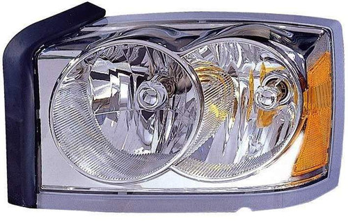 HEAD LAMP LH (W/O BLACK BEZEL) CAPA REPLACEMENT FOR DODGE DAKOTA PICKUP 2005 PARTSLINK NUMBER CH2502159C HEAD LAMP LH (W/O BLACK BEZEL) CAPA REPLACEMENT FOR DODGE DAKOTA PICKUP 2005 PARTSLINK NUMBER CH2502159C
