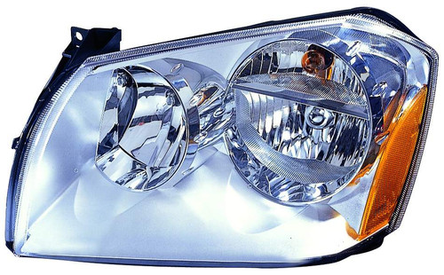 HEAD LAMP LH CHROME 5.7 LS HQ REPLACEMENT FOR DODGE MAGNUM 2005 PARTSLINK NUMBER CH2502165 HEAD LAMP LH CHROME 5.7 LS HQ REPLACEMENT FOR DODGE MAGNUM 2005 PARTSLINK NUMBER CH2502165