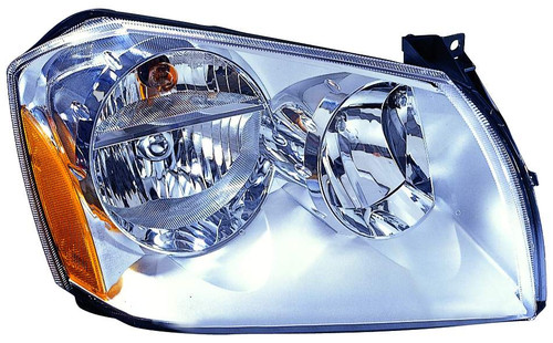 HEAD LAMP RH CHROME 5.7L HQ REPLACEMENT FOR DODGE MAGNUM 2005 PARTSLINK NUMBER CH2503165 HEAD LAMP RH CHROME 5.7L HQ REPLACEMENT FOR DODGE MAGNUM 2005 PARTSLINK NUMBER CH2503165