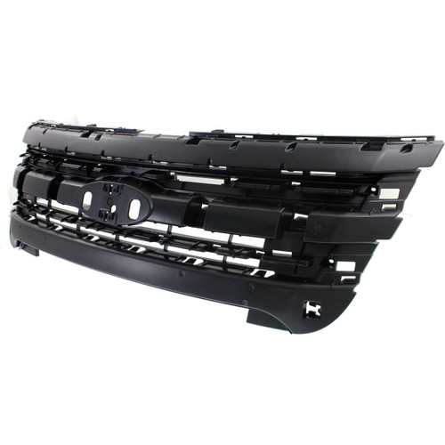 GRILLE MOUNTING PANEL MATT-BLACK  REPLACEMENT FOR FORD EXPLORER LIMITED 2015 PARTSLINK NUMBER  FO1223118