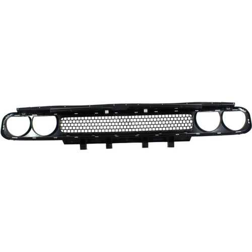 GRILLE MATTE BLACK W/SILVER TRIM	 REPLACEMENT FOR DODGE CHALLENGER 2008 PARTSLINK NUMBER  CH1200338