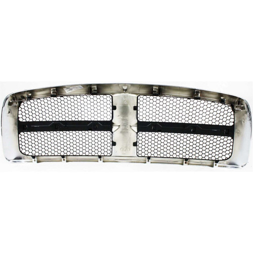 GRILLE ASSEMBLY BLACK WITH CHROME FRAME REPLACEMENT FOR DODGE PICKUP DODGE RAM 1500 2005 PARTSLINK NUMBER CH1200248 GRILLE ASSEMBLY BLACK WITH CHROME FRAME REPLACEMENT FOR DODGE PICKUP DODGE RAM 1500 2005 PARTSLINK NUMBER CH1200248