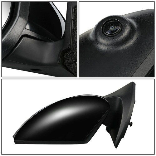 DOOR MIRROR LH POWER PTM HTD W/ BLIND SPOT/ VIEW CAMERA    REPLACEMENT FOR NISSAN LEAF 2019 PARTSLINK NUMBER 	NI1320306