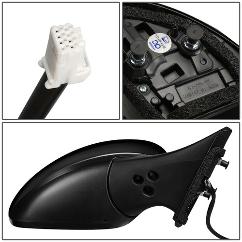 DOOR MIRROR RH POWER PTM W/BLIND SPOT    REPLACEMENT FOR NISSAN LEAF 2019 PARTSLINK NUMBER NI1321305