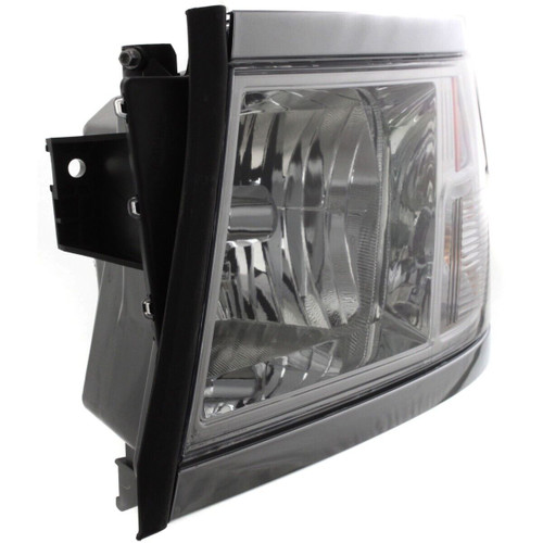 HEAD LAMP LH W/BLACK BEZEL CAPA	 REPLACEMENT FOR DODGE DAKOTA PICKUP 2008 PARTSLINK NUMBER  CH2518127C