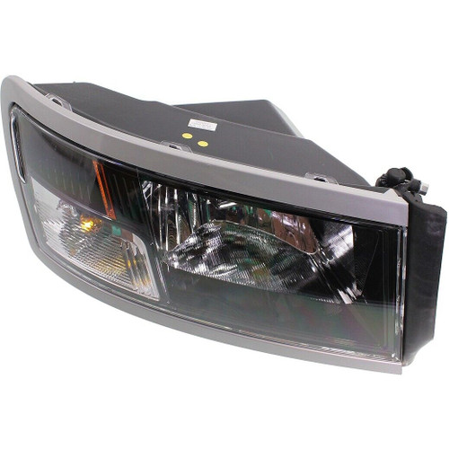 HEAD LAMP RH W/BLACK BEZEL CAPA	 REPLACEMENT FOR DODGE DAKOTA PICKUP 2008 PARTSLINK NUMBER  CH2519127C