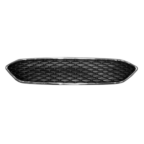 GRILLE MATTE BLACK HONEYCOMB W/CHROME MOULDING S/SE STD MODELS REPLACEMENT FOR FORD FOCUS 2015 PARTSLINK NUMBER FO1200575 GRILLE MATTE BLACK HONEYCOMB W/CHROME MOULDING S/SE STD MODELS REPLACEMENT FOR FORD FOCUS 2015 PARTSLINK NUMBER FO1200575