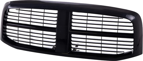GRILLE MATTE-BLACK	 REPLACEMENT FOR DODGE PICKUP DODGE RAM 1500 2008 PARTSLINK NUMBER  CH1200280