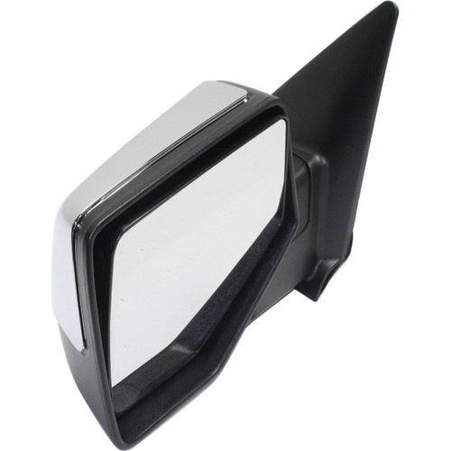 DOOR MIRROR LH MANUAL CHROME XLT REPLACEMENT FOR FORD EXPLORER 2008 PARTSLINK NUMBER  FO1326109