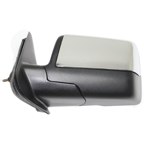 DOOR MIRROR LH MANUAL CHROME XLT REPLACEMENT FOR FORD EXPLORER 2008 PARTSLINK NUMBER  FO1326109