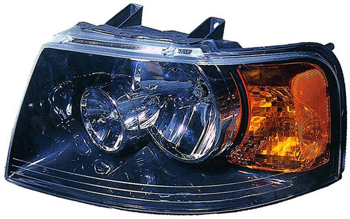 HEAD LAMP LH BLACK BEZEL W/OFF ROAD PKG HQ REPLACEMENT FOR FORD EXPEDITION 2005 PARTSLINK NUMBER FO2502198 HEAD LAMP LH BLACK BEZEL W/OFF ROAD PKG HQ REPLACEMENT FOR FORD EXPEDITION 2005 PARTSLINK NUMBER FO2502198