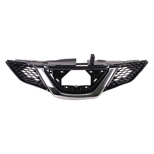 GRILLE FR PTD BLACK W/CHROME MOLDING W/O CAMERA  REPLACEMENT FOR NISSAN ROGUE SPORT 2019 PARTSLINK NUMBER 	NI1200312