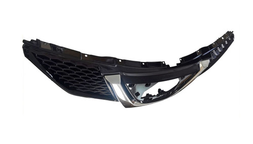 GRILLE FR PTD BLACK W/CHROME MOLDING W/O CAMERA  REPLACEMENT FOR NISSAN ROGUE SPORT 2019 PARTSLINK NUMBER 	NI1200312