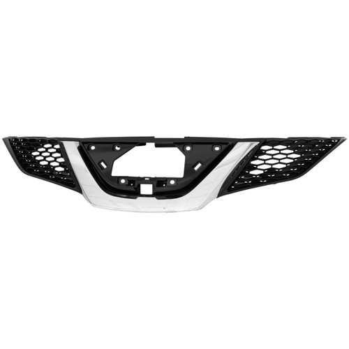 GRILLE FR PTD BLACK W/CHROME MOLDING/CAMERA REPLACEMENT FOR NISSAN ROGUE SPORT 2019 PARTSLINK NUMBER NI1200313 GRILLE FR PTD BLACK W/CHROME MOLDING/CAMERA REPLACEMENT FOR NISSAN ROGUE SPORT 2019 PARTSLINK NUMBER NI1200313