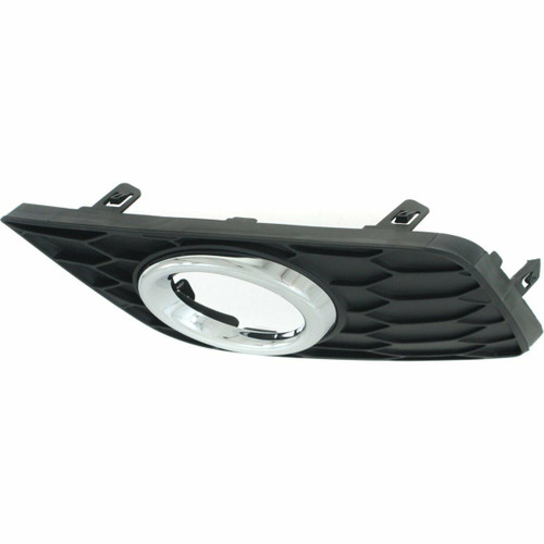 FOG LAMP BEZEL FR LH MATT BLACK/CHROME REPLACEMENT FOR NISSAN SENTRA 2019 PARTSLINK NUMBER NI1038143U FOG LAMP BEZEL FR LH MATT BLACK/CHROME REPLACEMENT FOR NISSAN SENTRA 2019 PARTSLINK NUMBER NI1038143U