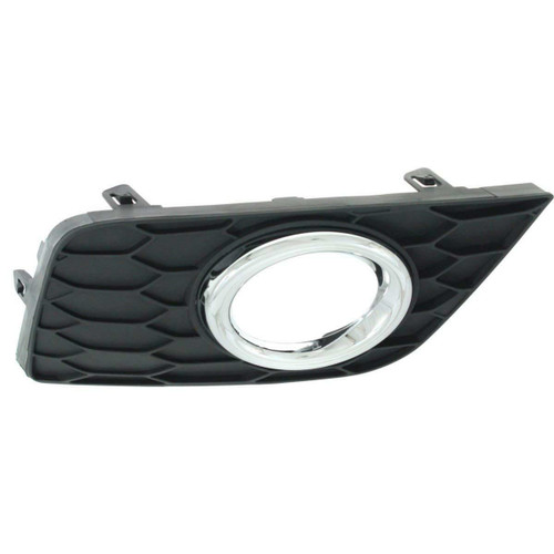 FOG LAMP BEZEL FR RH MATT BLACK/CHROME REPLACEMENT FOR NISSAN SENTRA 2019 PARTSLINK NUMBER NI1039143U FOG LAMP BEZEL FR RH MATT BLACK/CHROME REPLACEMENT FOR NISSAN SENTRA 2019 PARTSLINK NUMBER NI1039143U