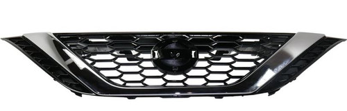 GRILLE GLOSSY BLACK W/CHROME EXCLUDE NISMO REPLACEMENT FOR NISSAN SENTRA 2019 PARTSLINK NUMBER NI1200279U GRILLE GLOSSY BLACK W/CHROME EXCLUDE NISMO REPLACEMENT FOR NISSAN SENTRA 2019 PARTSLINK NUMBER NI1200279U