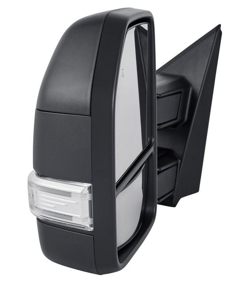 DOOR MIRROR LH POWER TOWING TYPE MANUAL HTD EXTEND W/SIGNAL/PUDDLE LAMP/SIDE MARKER/SPOT LAMP  REPLACEMENT FOR FORD PICKUP F150 2015 PARTSLINK NUMBER  FO1320516