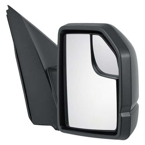 DOOR MIRROR RH MANUAL STANDARD TYPE CONVEX GLASS W/BLIND SPOT TEXTURED  REPLACEMENT FOR FORD PICKUP F150 2015 PARTSLINK NUMBER  FO1321521
