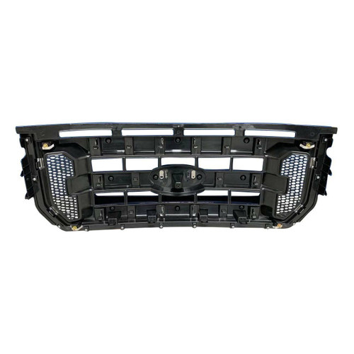 GRILLE CHROME 3 BAR STYLE W/BLACK MESH REPLACEMENT FOR FORD PICKUP F150 2015 PARTSLINK NUMBER FO1200584 GRILLE CHROME 3 BAR STYLE W/BLACK MESH REPLACEMENT FOR FORD PICKUP F150 2015 PARTSLINK NUMBER FO1200584