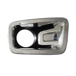 FOG LAMP BEZEL FR RH W/CHROME FRAME REPLACEMENT FOR NISSAN TITAN PICKUP 2019 PARTSLINK NUMBER NI1039152 FOG LAMP BEZEL FR RH W/CHROME FRAME REPLACEMENT FOR NISSAN TITAN PICKUP 2019 PARTSLINK NUMBER NI1039152