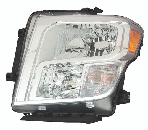 HEAD LAMP LH HALOGEN CAPA   REPLACEMENT FOR NISSAN TITAN PICKUP 2019 PARTSLINK NUMBER NI2502250C