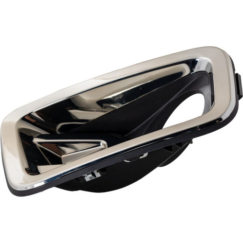 FOG LAMP BEZEL FR LH SMOKE CHROME TEXTURED BLACK  REPLACEMENT FOR NISSAN TITAN XD PICKUP 2019 PARTSLINK NUMBER NI1038170