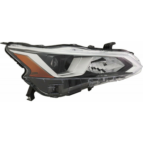 HEAD LAMP RH HALOGEN W/BLACK BEZEL HQ REPLACEMENT FOR NISSAN VERSA HATCHBACK 2019 PARTSLINK NUMBER NI2503257 HEAD LAMP RH HALOGEN W/BLACK BEZEL HQ REPLACEMENT FOR NISSAN VERSA HATCHBACK 2019 PARTSLINK NUMBER NI2503257