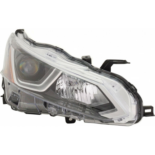 HEAD LAMP RH HALOGEN W/BLACK BEZEL HQ REPLACEMENT FOR NISSAN VERSA HATCHBACK 2019 PARTSLINK NUMBER NI2503257 HEAD LAMP RH HALOGEN W/BLACK BEZEL HQ REPLACEMENT FOR NISSAN VERSA HATCHBACK 2019 PARTSLINK NUMBER NI2503257