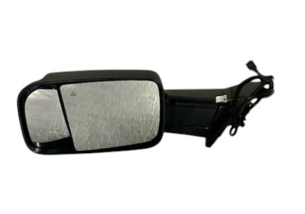 DOOR MIRROR LH POWER TEXTURED W/BLIND SPOT/SIGNAL/PUDDLE LAMP/TEMP SENSOR TOW STYLE  REPLACEMENT FOR RAM PICKUP-RAM-1500 2019 PARTSLINK NUMBER CH1320461