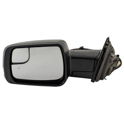 DOOR MIRROR RH POWER HTD CHROME W/BLIND SPOT/POWER FOLD/MEMORY/PUDDLE LAMP/SIGNAL  REPLACEMENT FOR RAM PICKUP-RAM-1500 2019 PARTSLINK NUMBER CH1321526