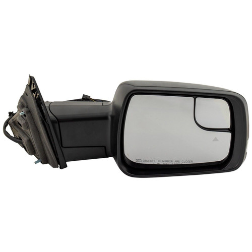 DOOR MIRROR RH POWER HTD W/BLIND SPOT/POWER FOLD/SIGNAL/PUDDLE LAMP  REPLACEMENT FOR RAM PICKUP-RAM-1500 2019 PARTSLINK NUMBER CH1321473