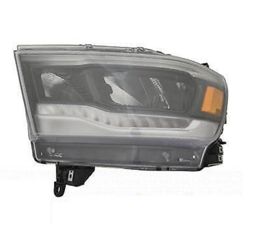 HEAD LAMP LH LED W/BLACK BEZEL / REFLECTOR TYPE W/O LOGO HQ  REPLACEMENT FOR RAM PICKUP-RAM-1500 2019 PARTSLINK NUMBER  CH2502320