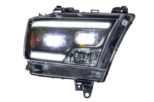 HEAD LAMP RH HALOGEN W/BLACK TRIM W/O LOGO  REPLACEMENT FOR RAM PICKUP-RAM-1500 2019 PARTSLINK NUMBER  CH2503328U