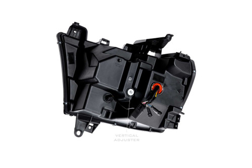 HEAD LAMP RH HALOGEN W/BLACK TRIM W/O LOGO HQ  REPLACEMENT FOR RAM PICKUP-RAM-1500 2019 PARTSLINK NUMBER CH2503328