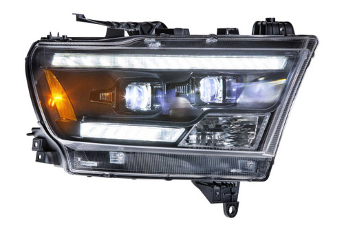 HEAD LAMP RH HALOGEN W/BLACK TRIM W/O LOGO HQ  REPLACEMENT FOR RAM PICKUP-RAM-1500 2019 PARTSLINK NUMBER CH2503328