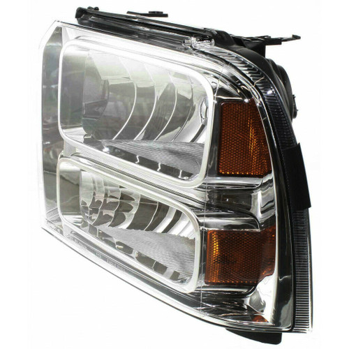 HEAD LAMP LH HQ REPLACEMENT FOR FORD PICKUP F550 SUPERDUTY 2005 PARTSLINK NUMBER FO2502217