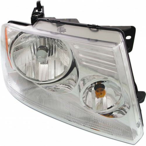 HEAD LAMP RH W/CHROME TRIM CAPA REPLACEMENT FOR FORD  PICKUP FORD LIGHTDUTY (F150) 2008 PARTSLINK NUMBER  FO2503201C
