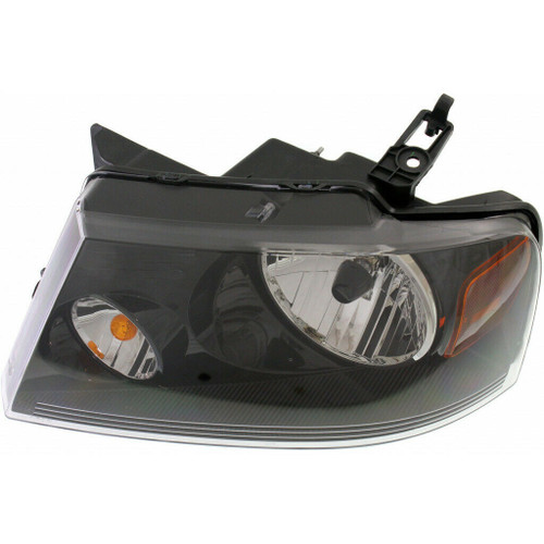 HEAD LAMP LH W/BLACK BEZEL HARLEY DAVIDSON MODEL HQ REPLACEMENT FOR FORD  PICKUP FORD LIGHTDUTY (F150) 2008 PARTSLINK NUMBER  	FO2502247