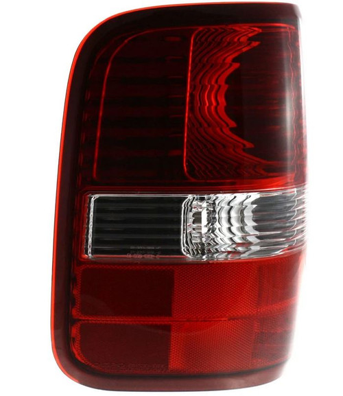 TAIL LAMP LH STYLESIDE MODEL W/RED LENS W/HOUSING EXCLUDE HARLEY DAVIDSON CAPA REPLACEMENT FOR FORD  PICKUP FORD LIGHTDUTY (F150) 2008 PARTSLINK NUMBER  	FO2800182C