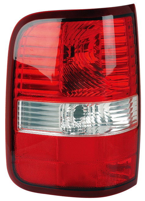 TAIL LAMP LH STYLESIDE MODEL W/RED LENS W/HOUSING EXCLUDE HARLEY DAVIDSON CAPA REPLACEMENT FOR FORD  PICKUP FORD LIGHTDUTY (F150) 2008 PARTSLINK NUMBER  	FO2800182C