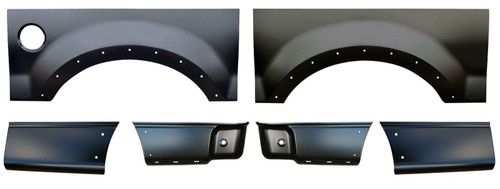 WHEEL ARCH RR LH UPPER W/MLDG HOLES REPLACEMENT FOR FORD  PICKUP FORD LIGHTDUTY (F150) 2008 PARTSLINK NUMBER  1988-149