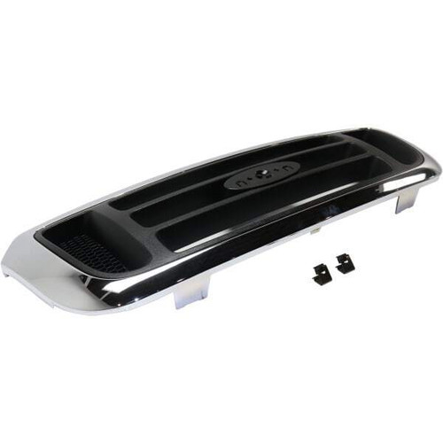 GRILLE CHROME GRAY 2WD REPLACEMENT FOR FORD RANGER PICKUP 2WD 2005 PARTSLINK NUMBER FO1200455