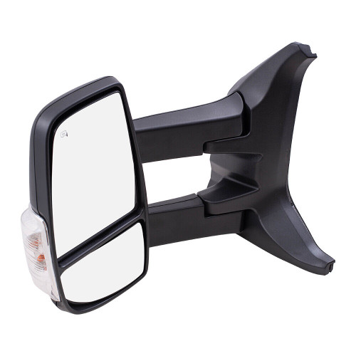 DOOR MIRROR LH POWER TEXTURED HTD TEXTURED W/BLIND SPOT/SIGNAL  REPLACEMENT FOR FORD TRANSIT T-250 CARGO VAN 2015 PARTSLINK NUMBER  	FO1320627