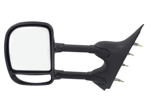 DOOR MIRROR LH MANUAL TEXTURED BLACK (TELESCOPE TYPE) REPLACEMENT FOR FORD VAN FORD ECONOLINE 2008 PARTSLINK NUMBER  	FO1320238