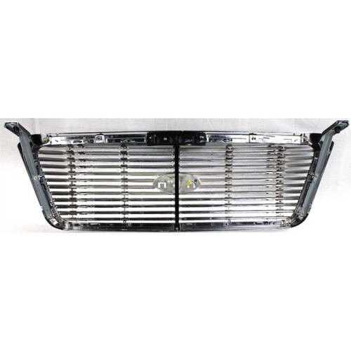 GRILLE CHROME W/CHROME FRAME LARIAT REPLACEMENT FOR FORD PICKUP FORD LIGHTDUTY(F150) 2008 PARTSLINK NUMBER FO1200502 GRILLE CHROME W/CHROME FRAME LARIAT REPLACEMENT FOR FORD PICKUP FORD LIGHTDUTY(F150) 2008 PARTSLINK NUMBER FO1200502